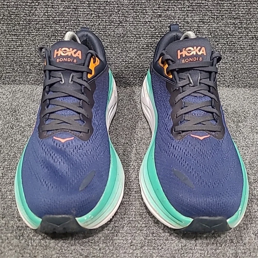 Hoka Bondi 8  Womens Sz 10.5 B‎ Outer Space Bellwether Blue Running 1127952 OSBB - Picture 2 of 16